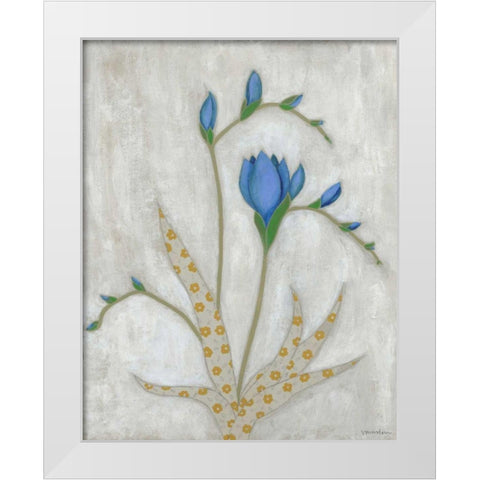 Lovely Botanical II White Modern Wood Framed Art Print by Lam, Vanna