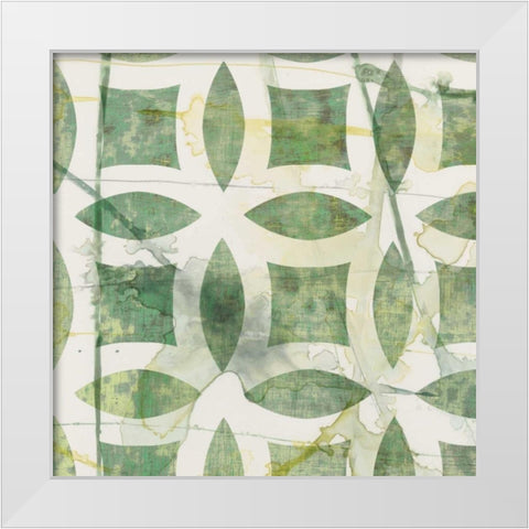 Metric Link VI White Modern Wood Framed Art Print by Goldberger, Jennifer