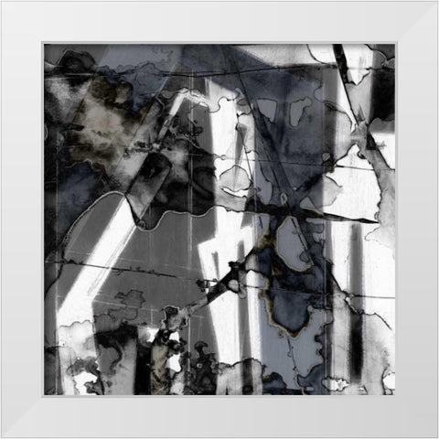 In Motion I White Modern Wood Framed Art Print by Goldberger, Jennifer