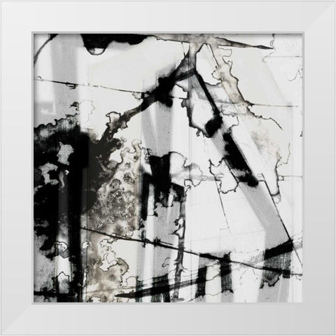 In Motion II White Modern Wood Framed Art Print by Goldberger, Jennifer