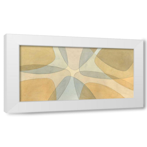 Nexus II White Modern Wood Framed Art Print by Stramel, Renee W.