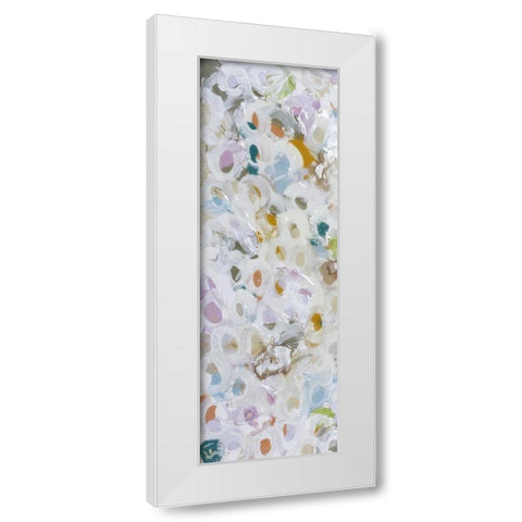 2-Up Colors I White Modern Wood Framed Art Print by Youngstrom, Kent