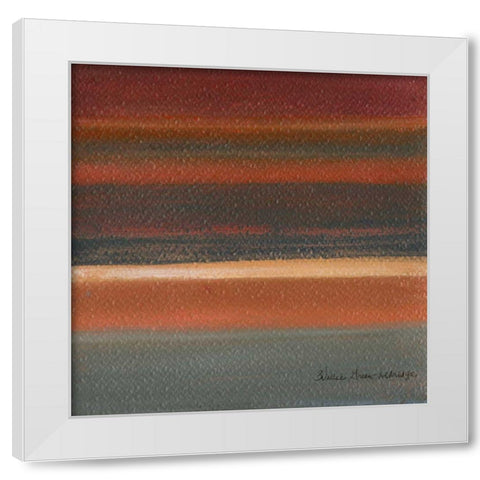 Radiance I White Modern Wood Framed Art Print by Green-Aldridge, W.