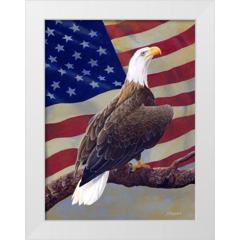 In All Its Glory White Modern Wood Framed Art Print by Szatkowski, Fred