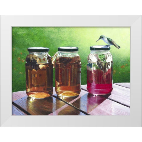 Suntea White Modern Wood Framed Art Print by Szatkowski, Fred