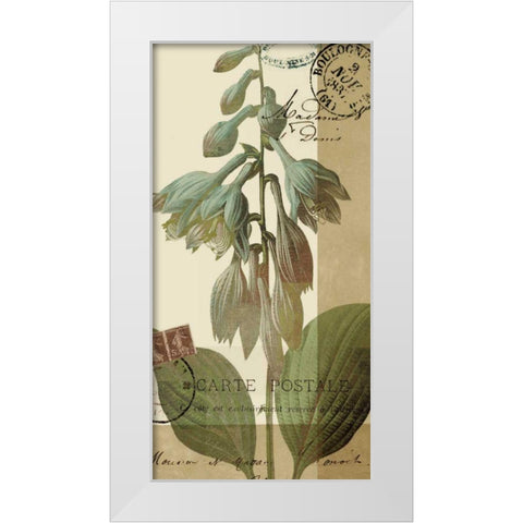 French Blue II White Modern Wood Framed Art Print by Green-Aldridge, W.