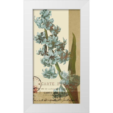 French Blue III White Modern Wood Framed Art Print by Green-Aldridge, W.