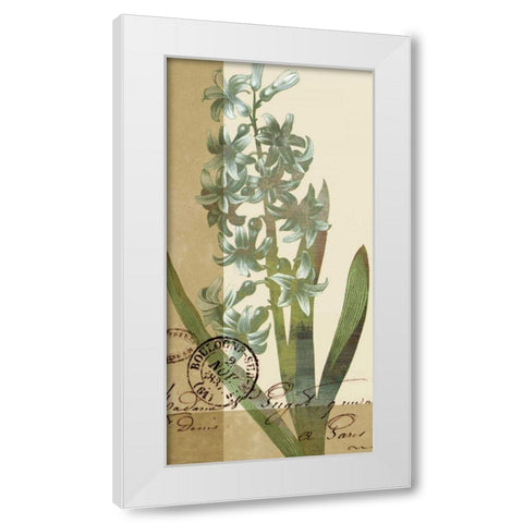 French Blue IV White Modern Wood Framed Art Print by Green-Aldridge, W.