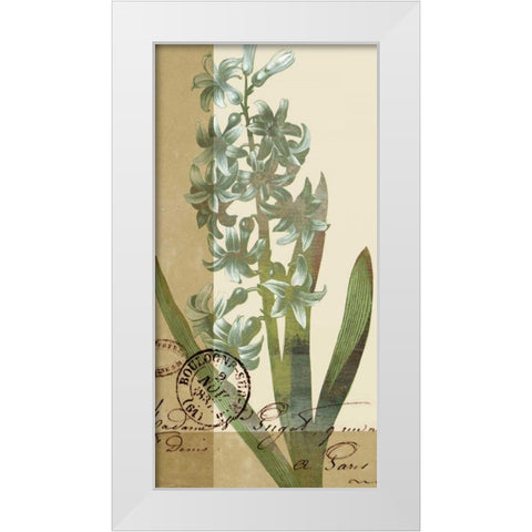 French Blue IV White Modern Wood Framed Art Print by Green-Aldridge, W.