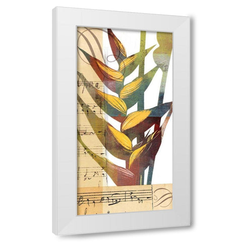 Emeraude Opera I White Modern Wood Framed Art Print by Green-Aldridge, W.