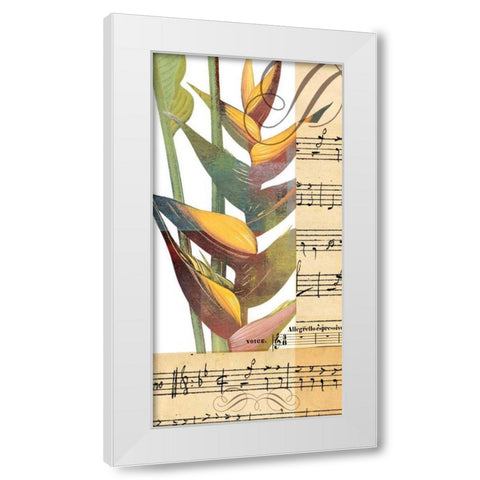 Emeraude Opera II White Modern Wood Framed Art Print by Green-Aldridge, W.