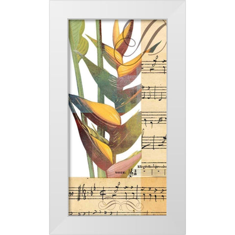 Emeraude Opera II White Modern Wood Framed Art Print by Green-Aldridge, W.