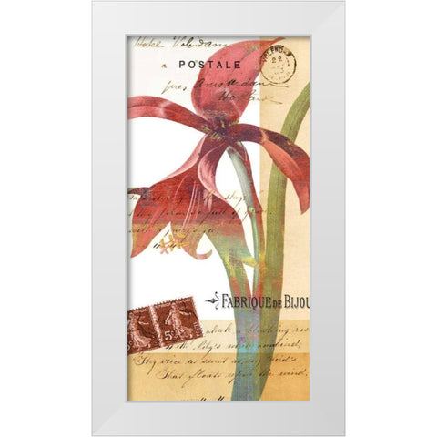 Crowning Glory I White Modern Wood Framed Art Print by Green-Aldridge, W.