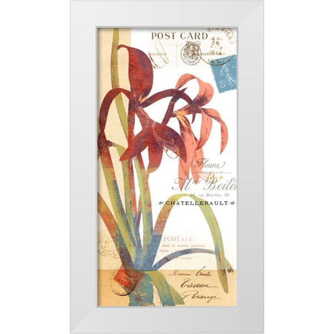 Crowning Glory II White Modern Wood Framed Art Print by Green-Aldridge, W.