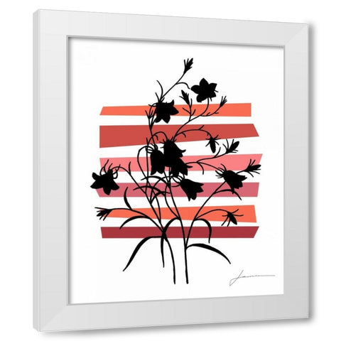 Color Shade IV White Modern Wood Framed Art Print by Burghardt, James