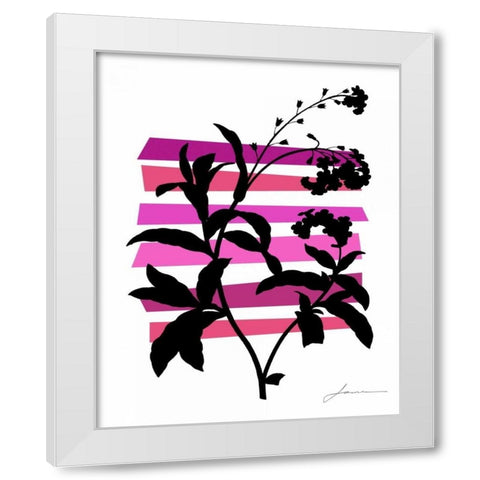 Color Shade V White Modern Wood Framed Art Print by Burghardt, James