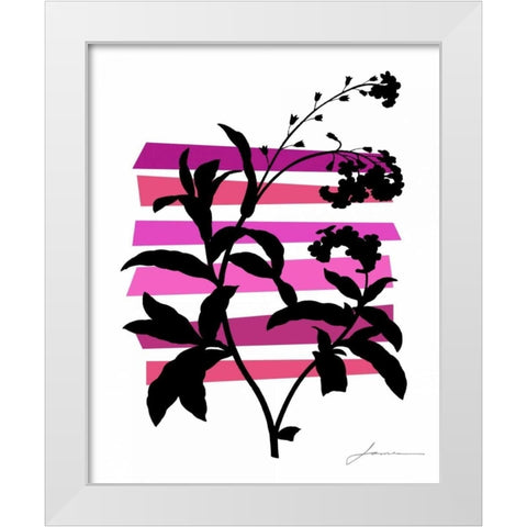 Color Shade V White Modern Wood Framed Art Print by Burghardt, James