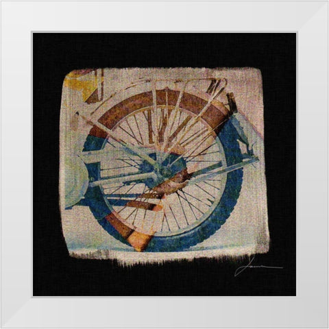 RPM Tiles I White Modern Wood Framed Art Print by Burghardt, James