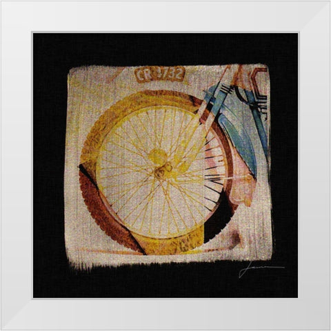 RPM Tiles II White Modern Wood Framed Art Print by Burghardt, James