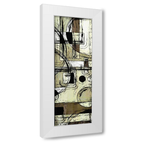 Scene Change VI White Modern Wood Framed Art Print by Burghardt, James