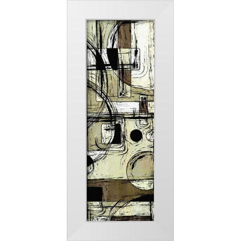 Scene Change VI White Modern Wood Framed Art Print by Burghardt, James