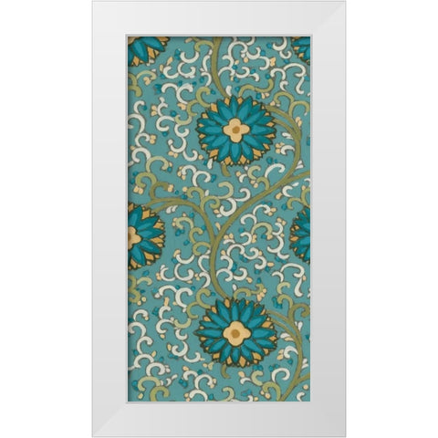 Cottage Panels II White Modern Wood Framed Art Print by Vess, June Erica