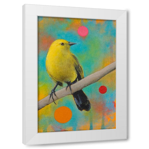 Mysteries of the Universe XII White Modern Wood Framed Art Print by Evans, Bridget G.