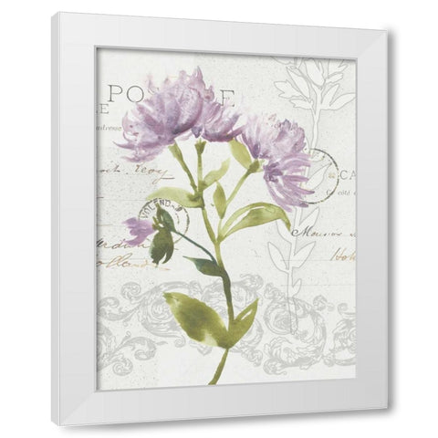 Romantic Watercolor II White Modern Wood Framed Art Print by Mosley, Kiana