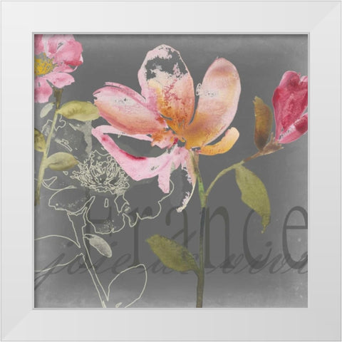 Joie de Vivre II White Modern Wood Framed Art Print by Mosley, Kiana