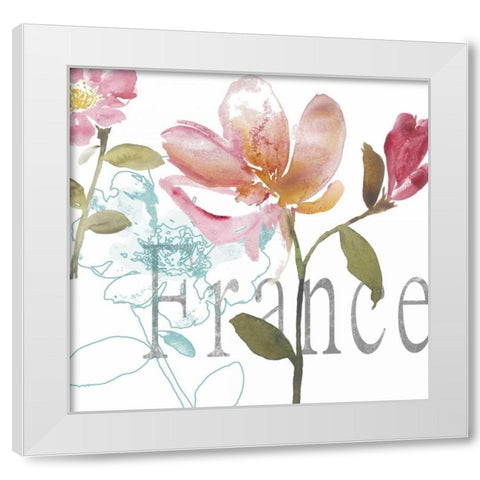 Paris by Day I White Modern Wood Framed Art Print by Mosley, Kiana