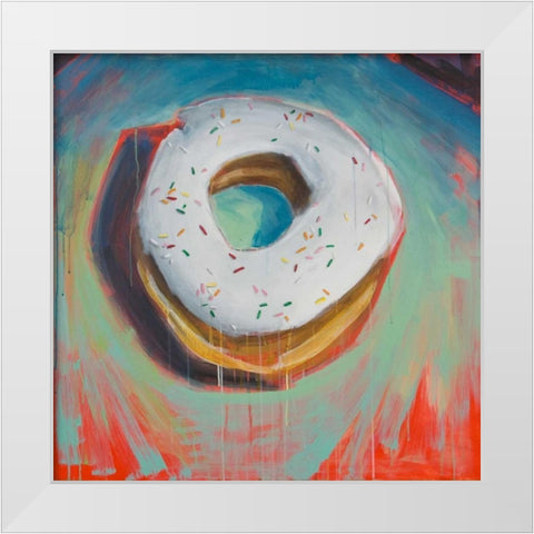 Fresh Daily III White Modern Wood Framed Art Print by Evans, Bridget G.