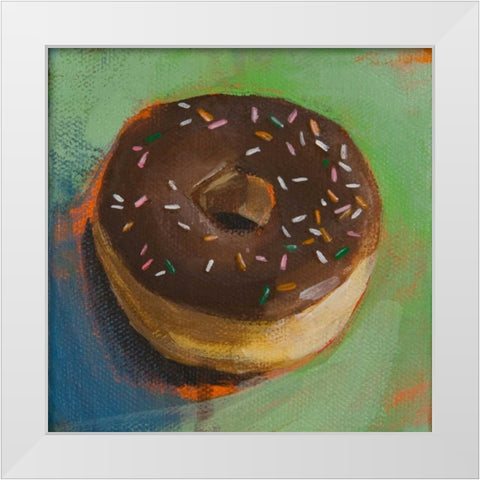 Fresh Daily IV White Modern Wood Framed Art Print by Evans, Bridget G.