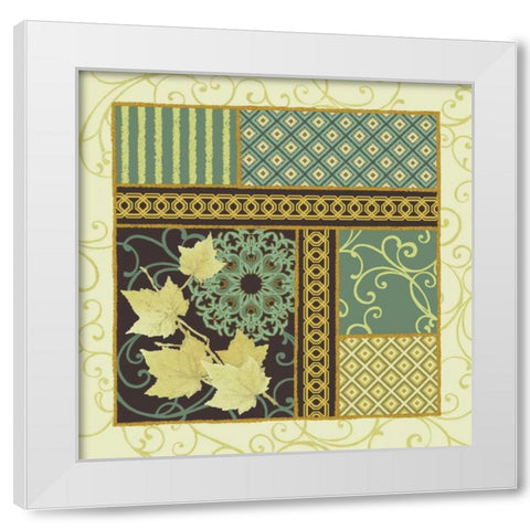 Maple Stories III White Modern Wood Framed Art Print by Hoffman, Katia