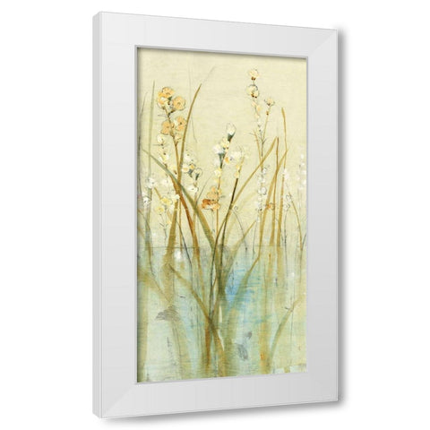 Non-Embellished Pond Edge I (JR) White Modern Wood Framed Art Print by OToole, Tim