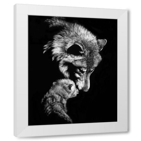 Tenderness White Modern Wood Framed Art Print by Chapman, Julie