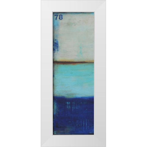 Ocean 78 I White Modern Wood Framed Art Print by Ashley, Erin