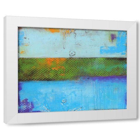 Cactus Garden White Modern Wood Framed Art Print by Ashley, Erin