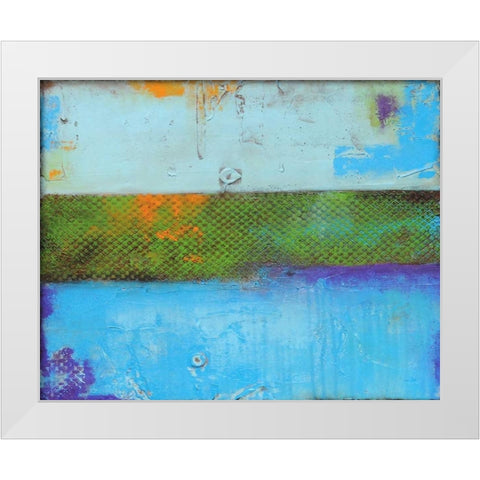 Cactus Garden White Modern Wood Framed Art Print by Ashley, Erin