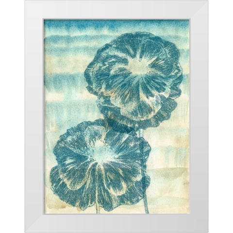 Playful Papavers I White Modern Wood Framed Art Print by Popp, Grace