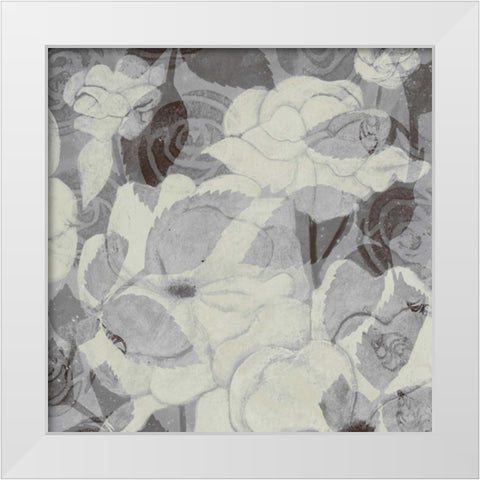 Grey Garden II White Modern Wood Framed Art Print by Popp, Grace