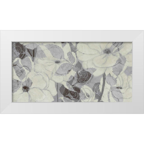 Grey Garden IV White Modern Wood Framed Art Print by Popp, Grace