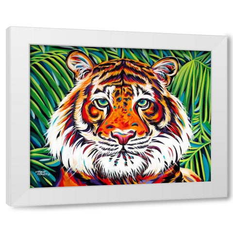 Wild Beauties I White Modern Wood Framed Art Print by Vitaletti, Carolee