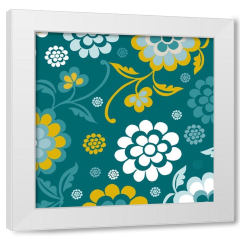 Emerald Forest II White Modern Wood Framed Art Print by Ketchum, Nicole