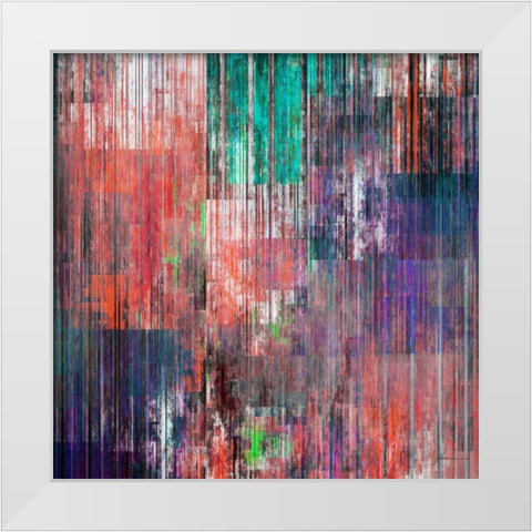 Riser Panel II White Modern Wood Framed Art Print by Burghardt, James