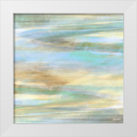 Heaven I White Modern Wood Framed Art Print by Butler, John