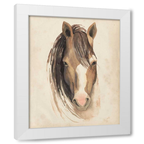 Watercolor Animal Study V White Modern Wood Framed Art Print by Popp, Grace