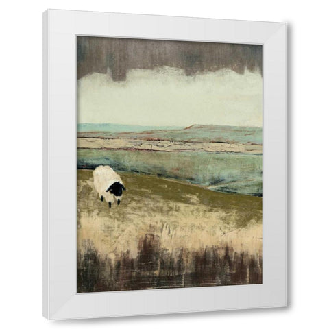 Open Meadow I White Modern Wood Framed Art Print by Popp, Grace