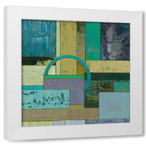Fossil Infusion I a White Modern Wood Framed Art Print by Joy, Julie