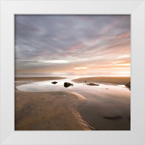 Wander and Wonder White Modern Wood Framed Art Print by Hartson-Weddle, Ryan