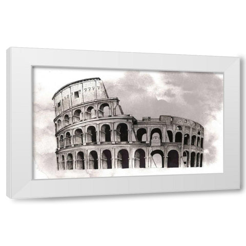 World Landmarks II White Modern Wood Framed Art Print by Popp, Grace